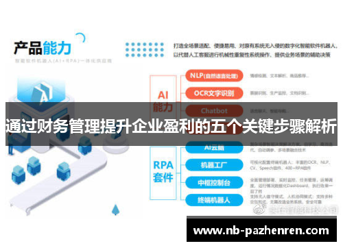 通过财务管理提升企业盈利的五个关键步骤解析